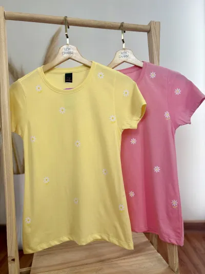 ALVHA — BLUSA FEMININO ADULTO MANGA CURTA SLIM