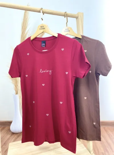 ALVHA — BLUSA FEMININO ADULTO MANGA CURTA SLIM