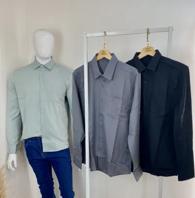 CAMISA MASCULINO ADULTO MANGA LONGA SOCIAL