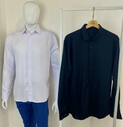 CAMISA MASCULINO ADULTO MANGA LONGA SOCIAL