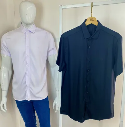 CAMISA MASCULINO ADULTO SEM MANGA SOCIAL