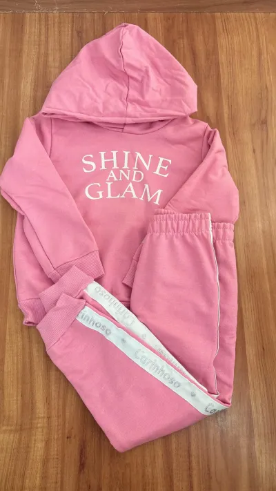 CONJUNTO FEMININO INFANTIL MOLETOM R09