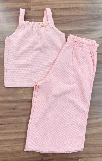 CONJUNTO FEMININO INFANTIL C/ALÇA+SHORTS R089