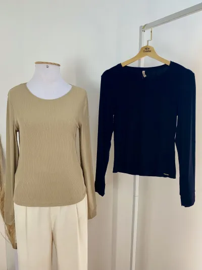 BLUSA FEMININO ADULTO MANGA LONGA CNLD