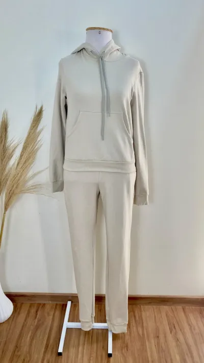 CONJUNTO FEMININO ADULTO MOLETOM+CALÇA