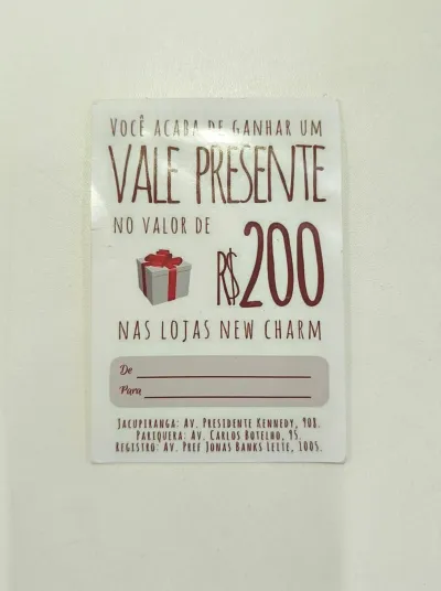 CHARM — VALE PRESENTE