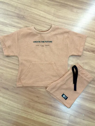 CONJUNTO MASCULINO INFANTIL SEM MANGA+SHRT