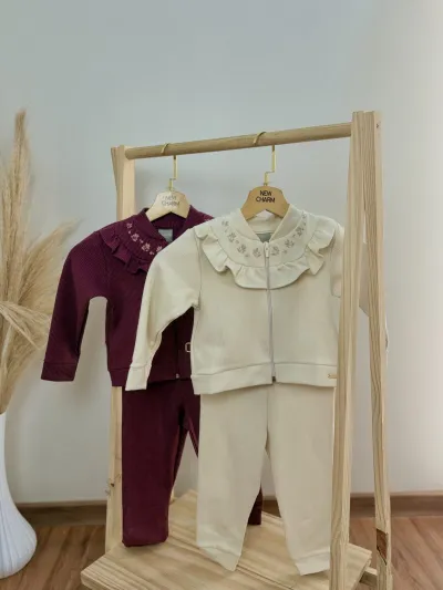 CONJUNTO FEMININO INFANTIL JAQUETA+CALÇA