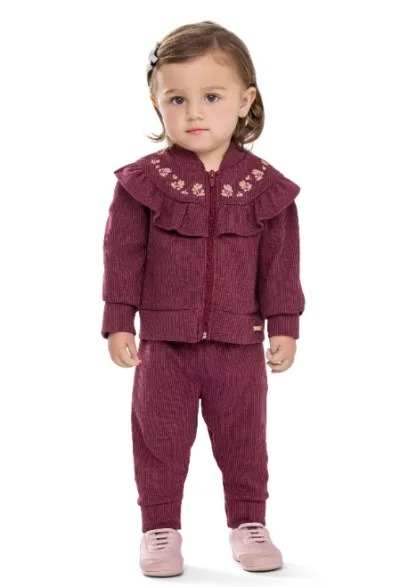 COLORITTA — CONJUNTO FEMININO INFANTIL JAQUETA+CALÇA