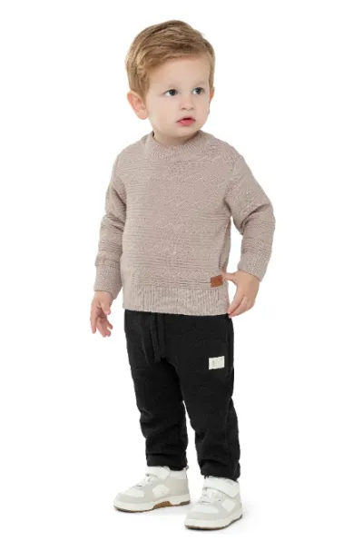 COLORITTA — SUETER MASCULINO INFANTIL TRICOT