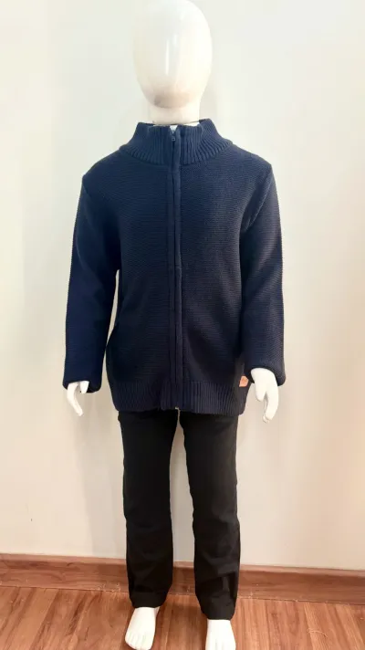 JAQUETA MASCULINO INFANTIL TRICOT
