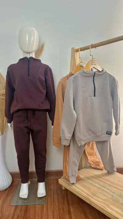 CONJUNTO MASCULINO INFANTIL CASACO+CALÇ