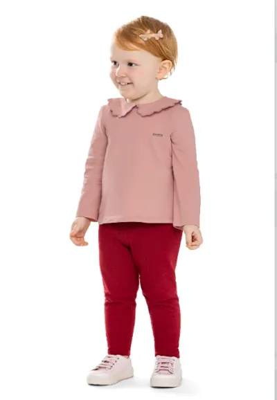 COLORITTA — BLUSA FEMININO INFANTIL C/GOLA MANGA LONGA