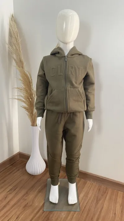 CONJUNTO MASCULINO INFANTIL JAQUETA+CALÇA