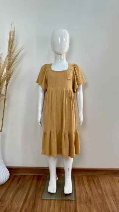 VESTIDO FEMININO INFANTIL SEM MANGA R120