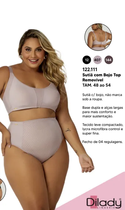 SUTIA C/BOJO REMOVIVEL