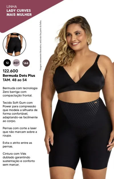 BERMUDA FEM DOT PLUS