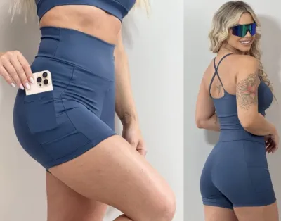 SHORTS FEMININO ADULTO ACTIVE C/BOLSO