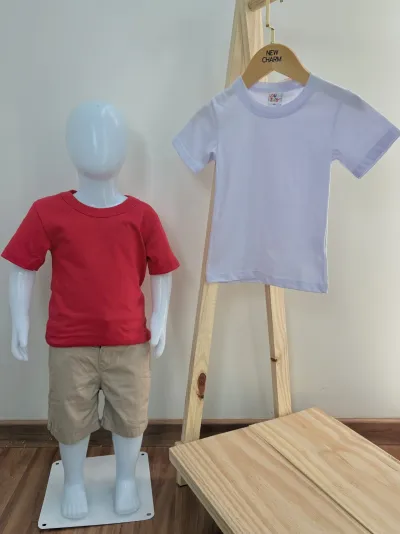 CAMISETA MASCULINO INFANTIL SEM MANGA