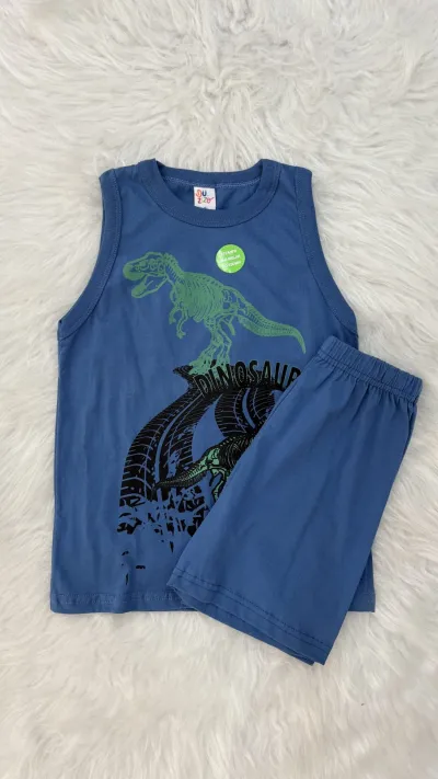 PIJAMA MASCULINO INFANTIL SM+SHORTS R135
