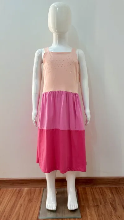 VESTIDO FEMININO INFANTIL C/ALÇA R135
