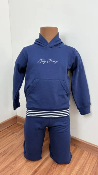 CONJUNTO FEMININO INFANTIL MOLETOM+CALÇA R135