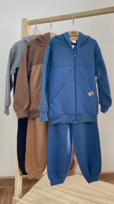 CONJUNTO MASCULINO INFANTIL JAQUETA+CALÇA