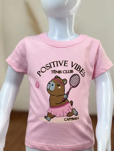 BLUSA FEMININO INFANTIL SEM MANGA