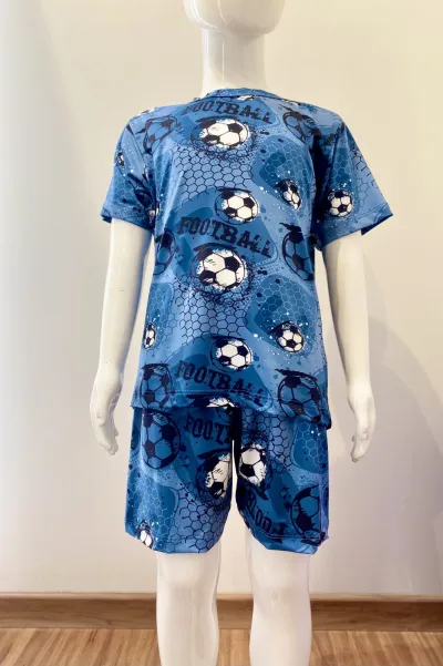 DUZIZO — PIJAMA MASCULINO INFANTIL MANGA CURTA+BERMUDA