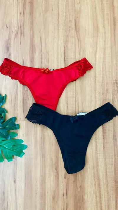 CALCINHA FEMININO FIO MICRFIBR RND