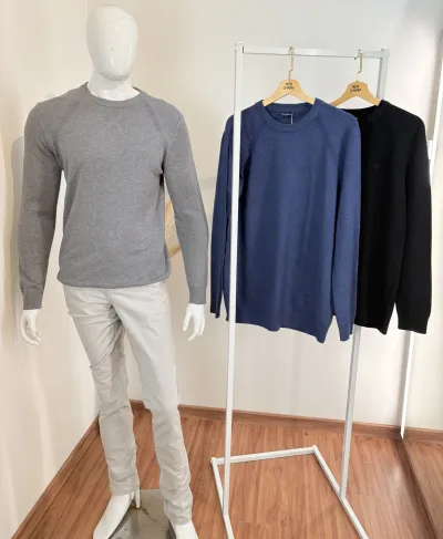 SUETER MASCULINO ADULTO TRICOT