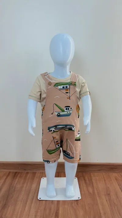 CONJUNTO MASCULINO INFANTIL SEM MANGA+JRDNIRA