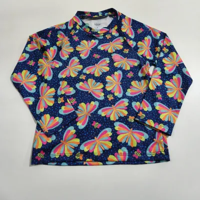 BLUSA FEMININO INFANTIL MANGA LONGA PROTEÇÃO UV R120