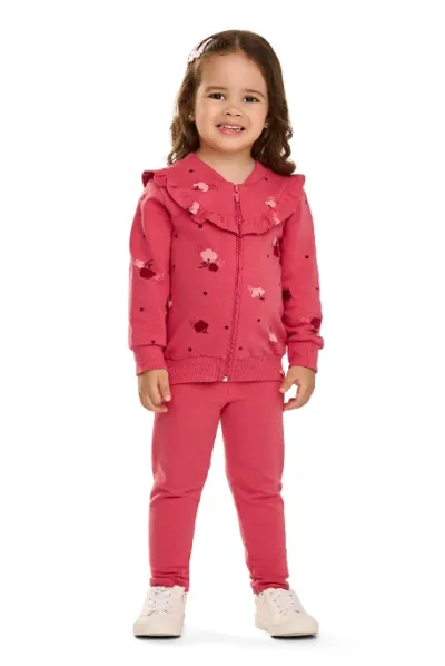 ELIAN/ ELIANBEATS — CONJUNTO FEMININO INFANTIL JAQUETA+LEG