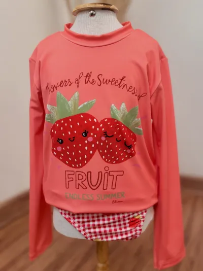 CONJUNTO FEMININO INFANTIL MANGA LONGA+CALCINHA