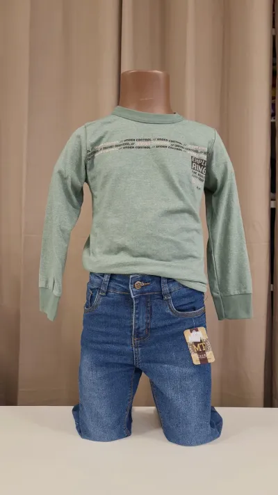 CAMISETA MASCULINO INFANTIL MANGA LONGA R120