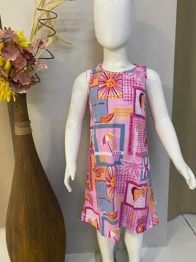 VESTIDO FEMININO INFANTIL SM R120