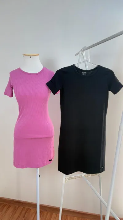 VESTIDO FEMININO INFANTIL SEM MANGA CURTO