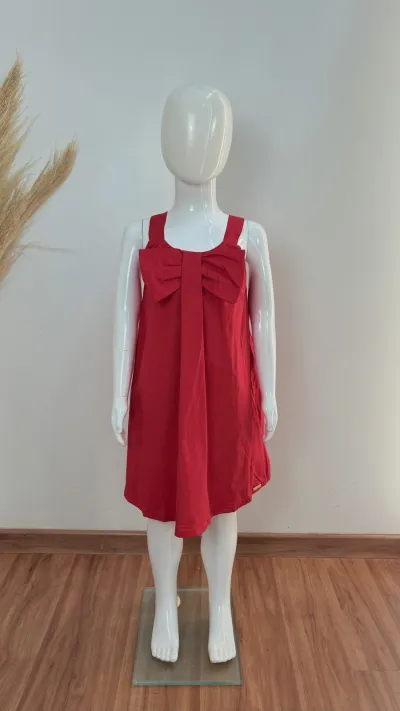 VESTIDO FEMININO INFANTIL C/ALÇA CURTO