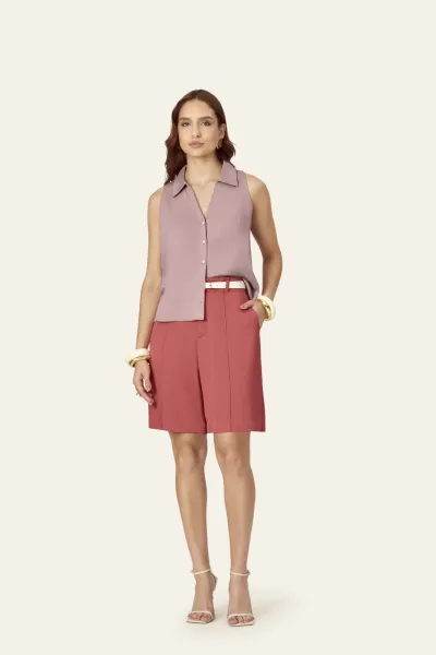ENDLESS — BERMUDA FEMININO ADULTO ALFAIATARIA