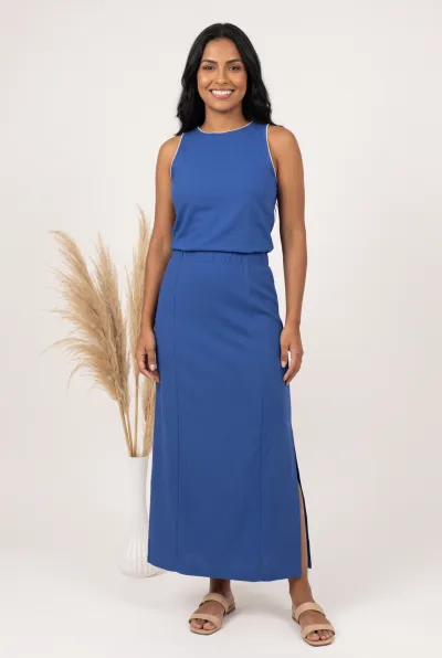 ENDLESS — CONJUNTO FEMININO ADULTO SEM MANGA+SAIA MIDI
