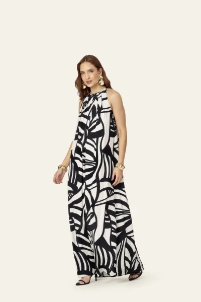 ENDLESS — VESTIDO FEMININO AT SEM MANGA LONGO