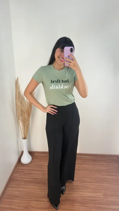 CALÇA FEMININO WIDE LEG LEG R09