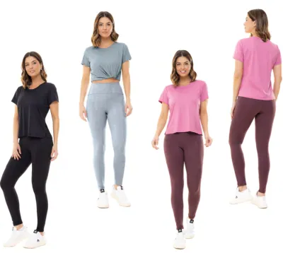 BLUSA FEMININO ADULTO SEM MANGA DRY FITNESS