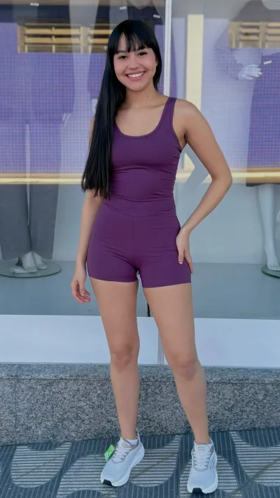 ESTILO DO CORPO — MACAQUINHO FEMININO ADULTO FITNESS