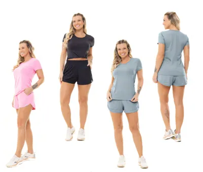 BLUSA FEMININO ADULTO SEM MANGA DRY FITNESS
