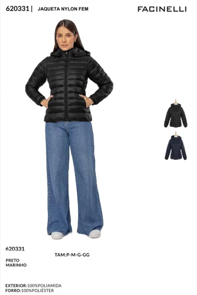 JAQUETA FEMININO ADULTO PUFFER