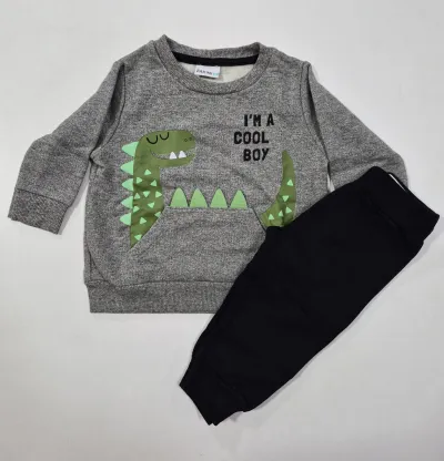 CONJUNTO MASCULINO INFANTIL MANGA LONGA+CALÇA R39