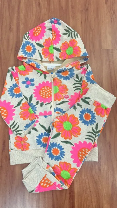 CONJUNTO FEMININO INFANTIL MANGA LONGA+CALÇA R39