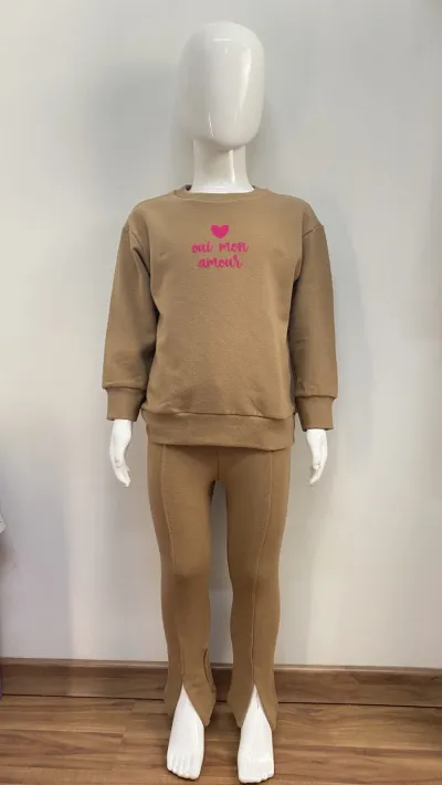 CONJUNTO FEMININO INFANTIL MANGA LONGA+CALÇA R39